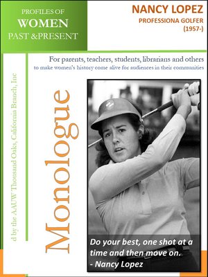 cover image of Profiles of Women Past & Present –Nancy Lopez, Professional Golfer (1957-)